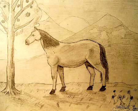 Anastasia_Yevsyugov._Horse