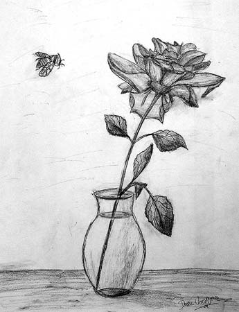 Darya_Vorobyeva._A_rose_and_a_bee