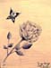 Lenara_Litmanovich._A_rose_and_a_butterfly