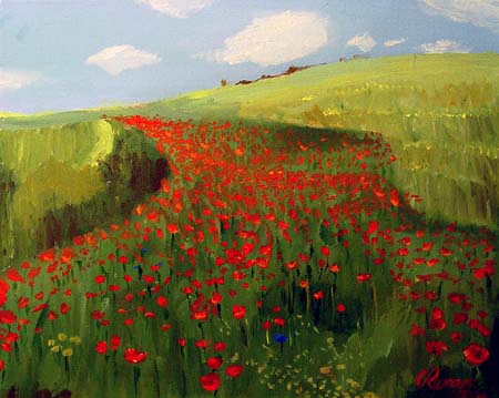 Lenara_Litmanovich._Poppy_field