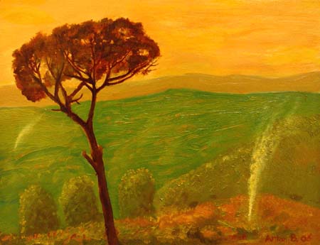Anton_Benbalit._Landscape_5_(study)_oil
