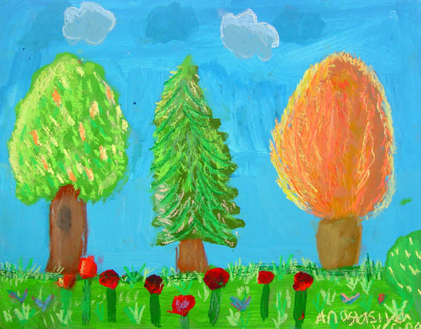 Three trees