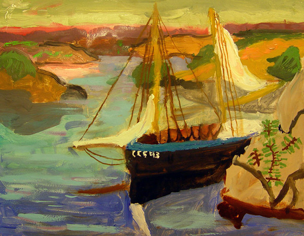 Boat_(study)_oil