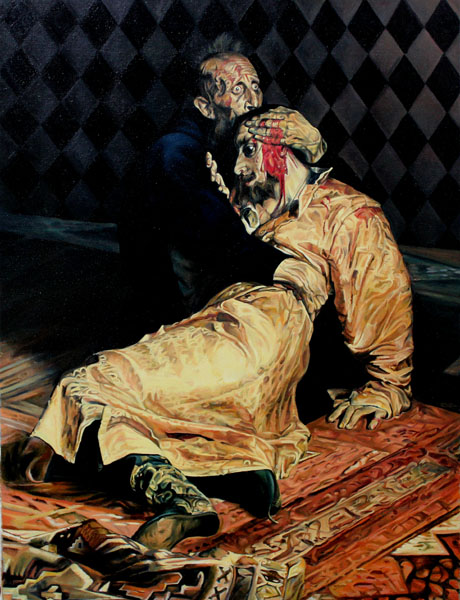 Study of I. Repin. Oil on canvas 2012
