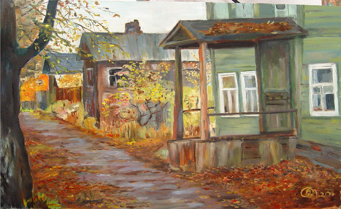 Landscape_1. Oil on panel 16x20 Inches