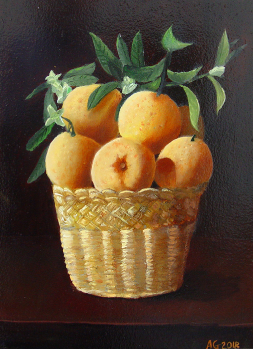 Still-life_1_(study)._Oil on panel. 11x14 inches