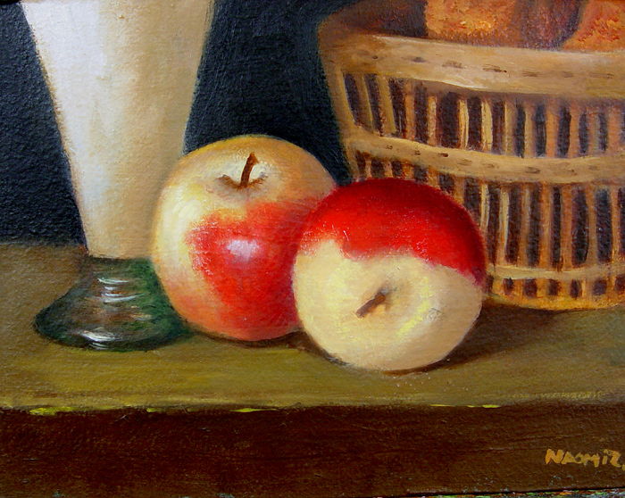 Stillife_1_(study). Oil_on_panel._8X10_inches